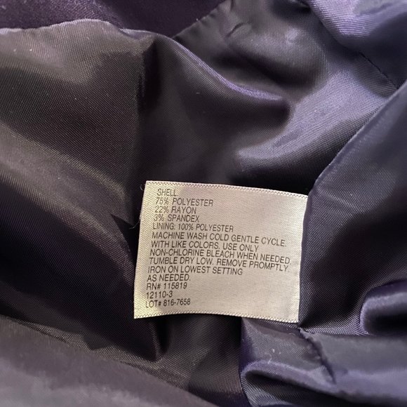 Worthington Purple Pencil Skirt - Picture 4 of 4